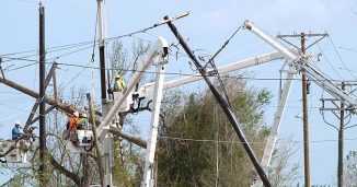 Workers Repairing Powerlines